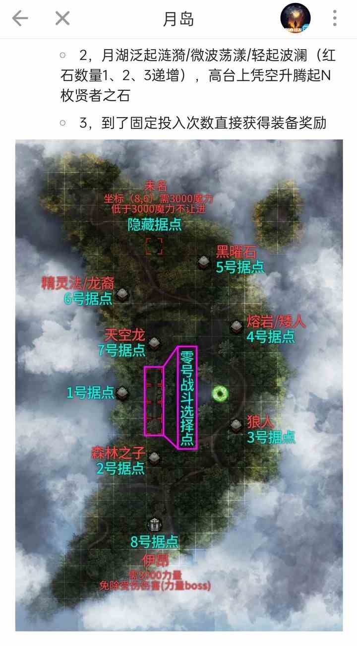 地下城堡2黑暗觉醒月岛未名线攻略