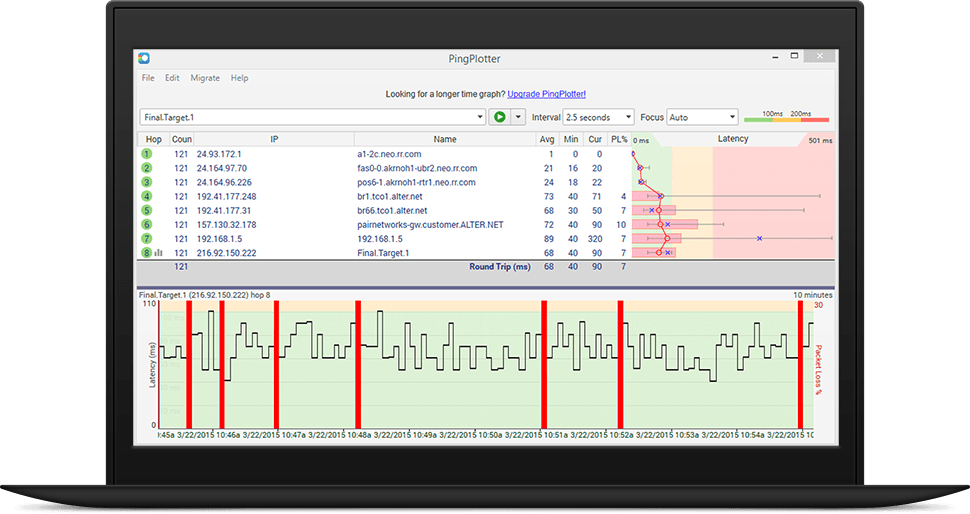 PingPlotter Pro(路由跟踪软件)v5.25.6.9049