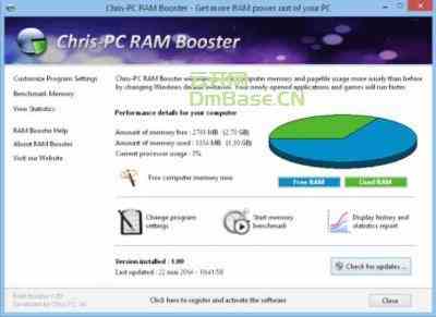 Chris-PC RAM Booster(内存优化软件)v7.24.1016