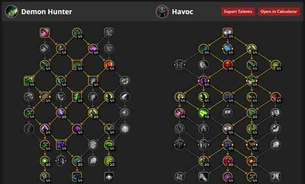 《魔兽世界》11.0恶魔猎手全专精天赋加点介绍