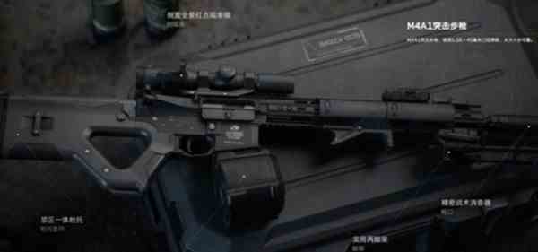 《三角洲行动》M4A1突击步枪加装部件介绍