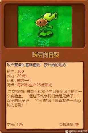 《植物大战僵尸杂交版》全植物综合评分