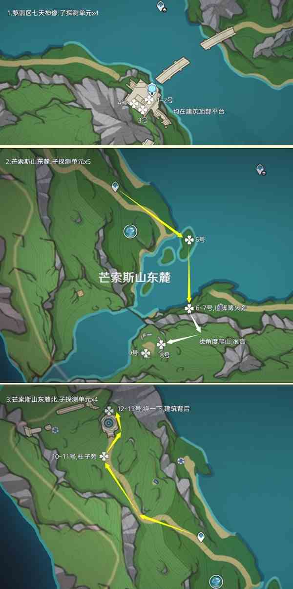 《原神》子探测单元采集路线介绍-子探测单元在哪