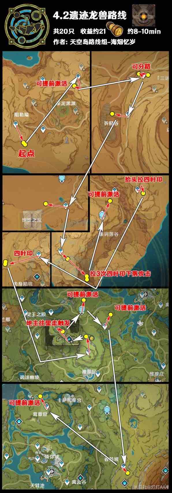 《原神》遗迹龙兽快速刷取路线-原神遗迹龙兽如何刷