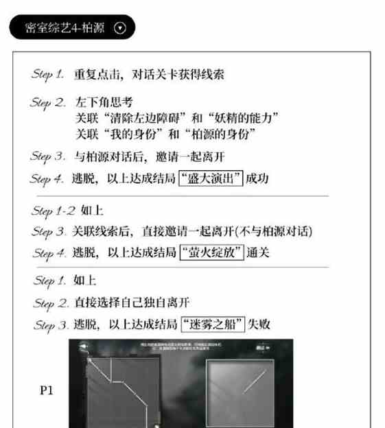 世界之外密室综艺攻略大全 世界之外密室综艺全结局达成攻略