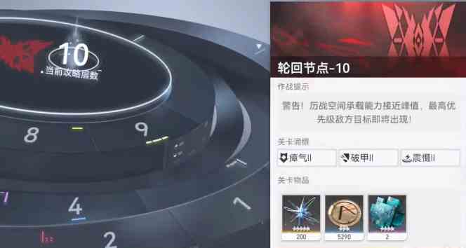 深空之眼历战轮回10-10怎么打