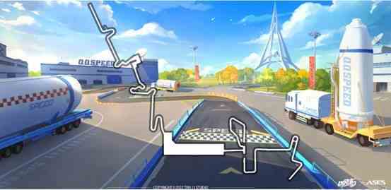 《QQ飞车手游》极速航天城赛道一览