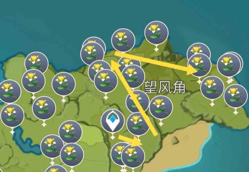 原神甜甜花采集地点以及路线推荐