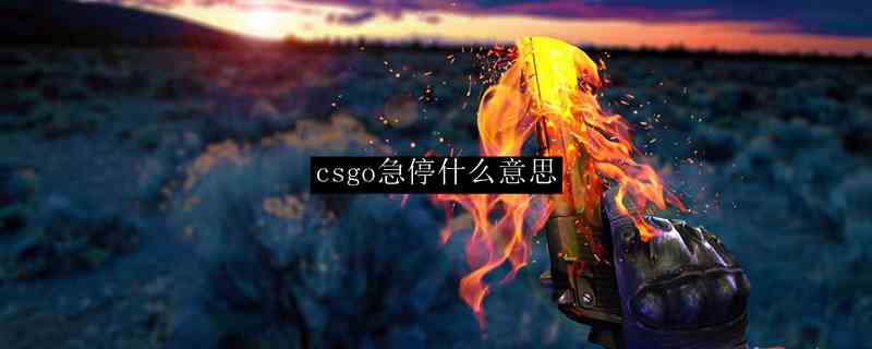 csgo急停什么意思