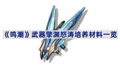 《鸣潮》武器擎渊怒涛培养材料一览