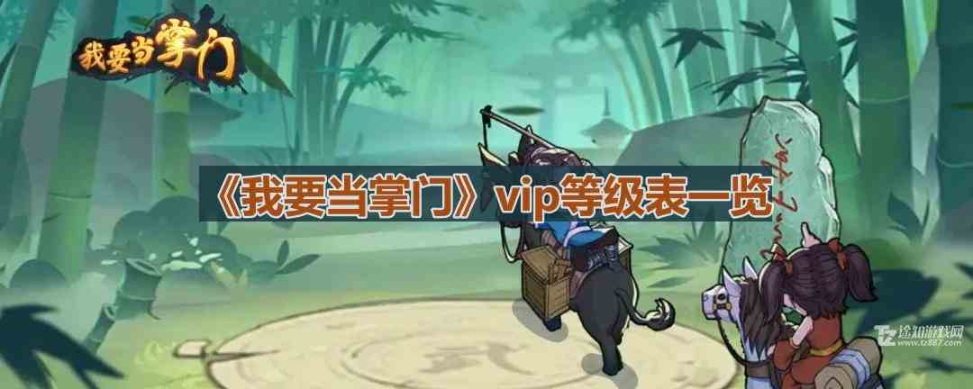 《我要当掌门》vip等级表一览