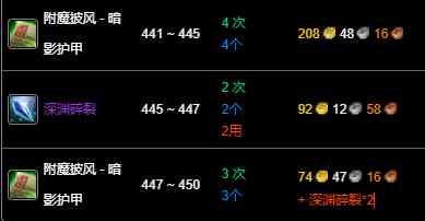 魔兽世界wlk附魔300-450最效率攻略图21