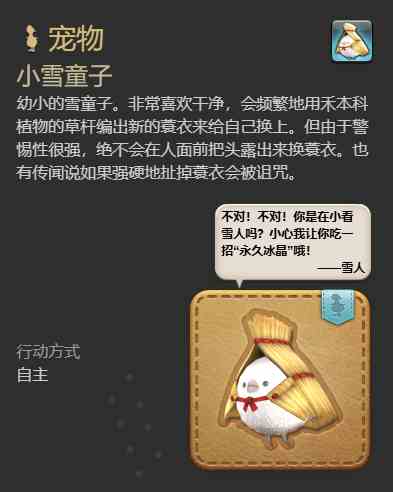 ff14小雪童子宠物获得方法图5