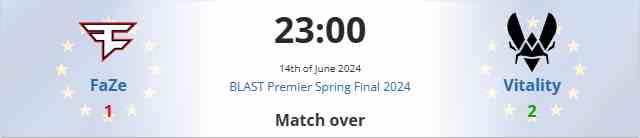 csgoBlast春决小组赛FaZe vs Vitality视频介绍图1