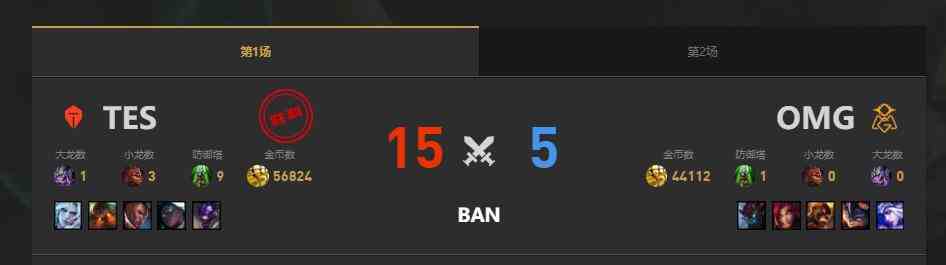 lol夏季赛OMG vs TES赛况介绍图2