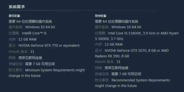 夜族崛起配置要求介绍图1