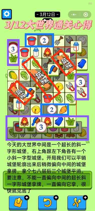 羊羊大世界3.12攻略 羊了个羊3月12日羊羊大世界怎么过图1