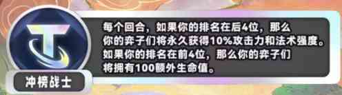 金铲铲之战S11冲榜战士海克斯介绍 S11赛季冲榜战士什么效果图1