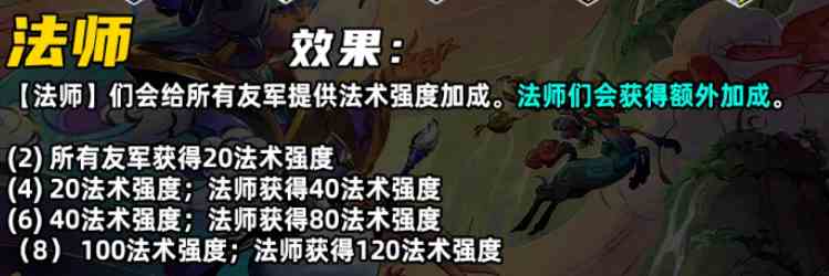 金铲铲之战S11法师羁绊介绍 S11赛季法师什么效果图2