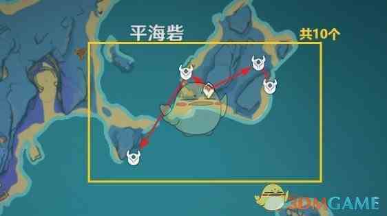 原神4.3海乱鬼讨伐路线是什么 海乱鬼分布图一览图9