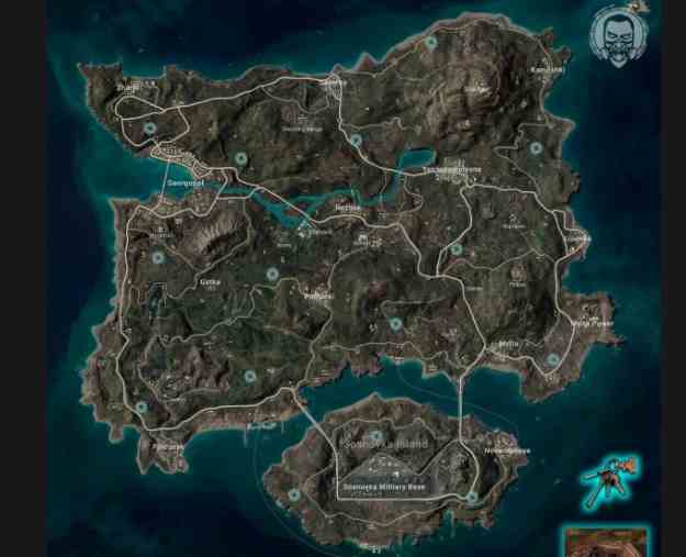 pubg艾伦格密室位置图一览图2