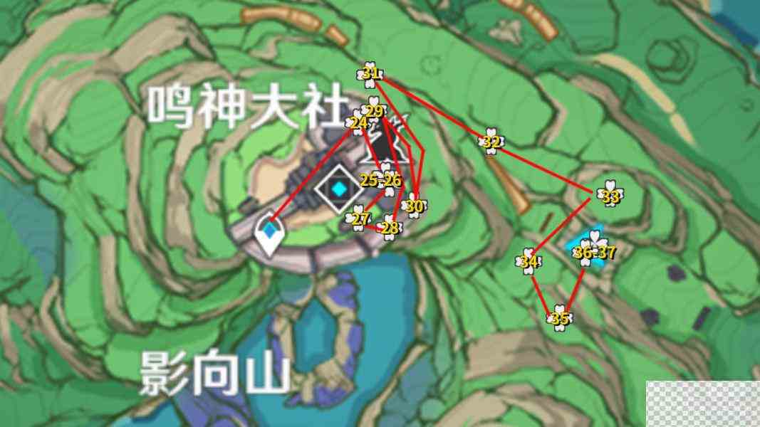 原神神里绫人突破材料收集路线一览图5