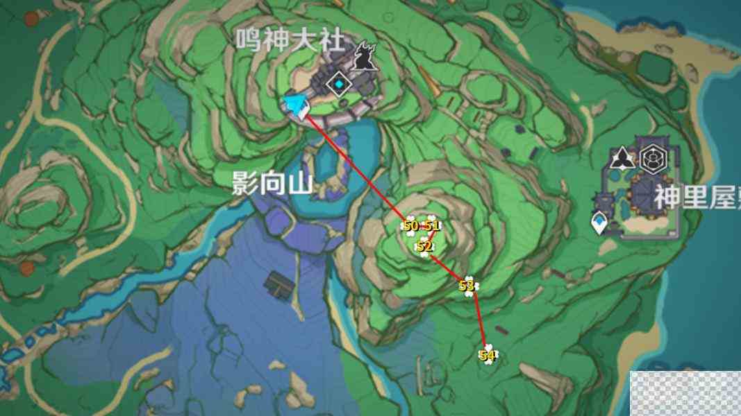 原神神里绫人突破材料收集路线一览图8