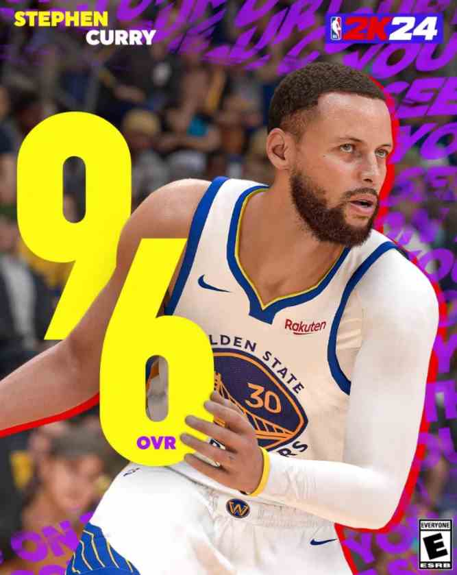 NBA2K24库里能力值图1