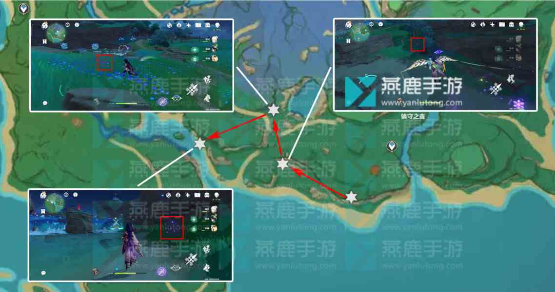 绯樱绣球采集路线图图8