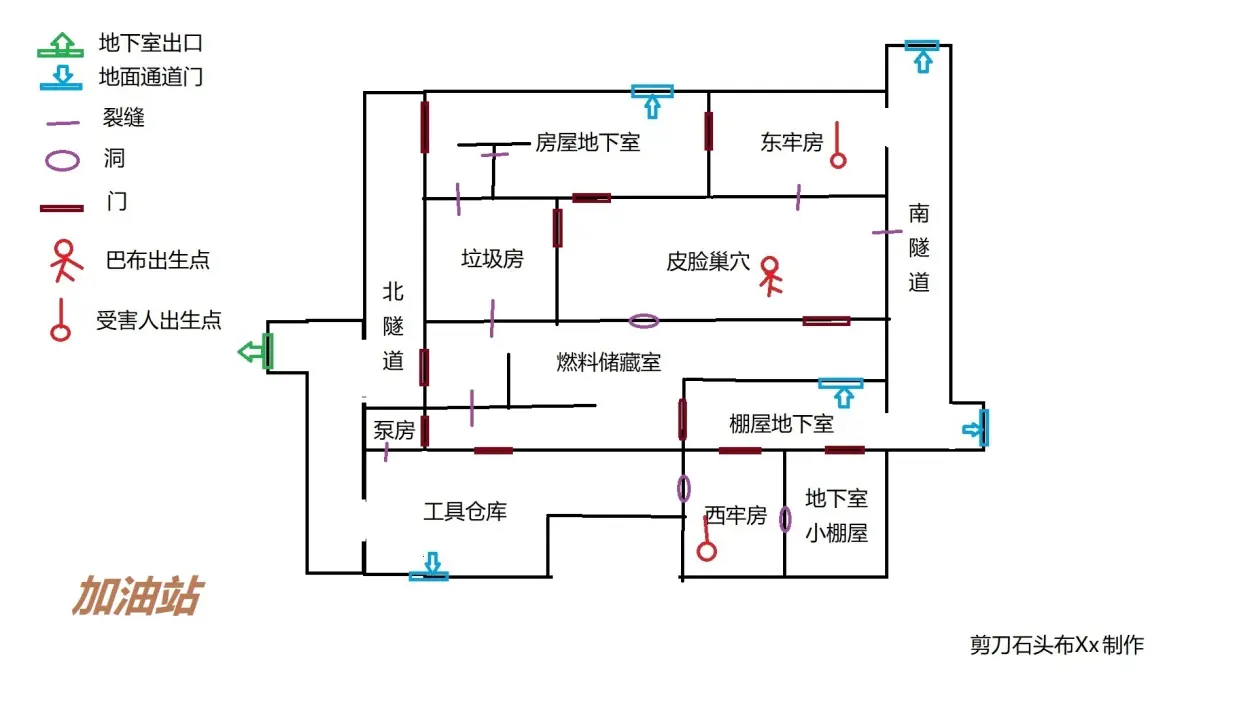 德州电锯杀人狂建筑平面图一览图3