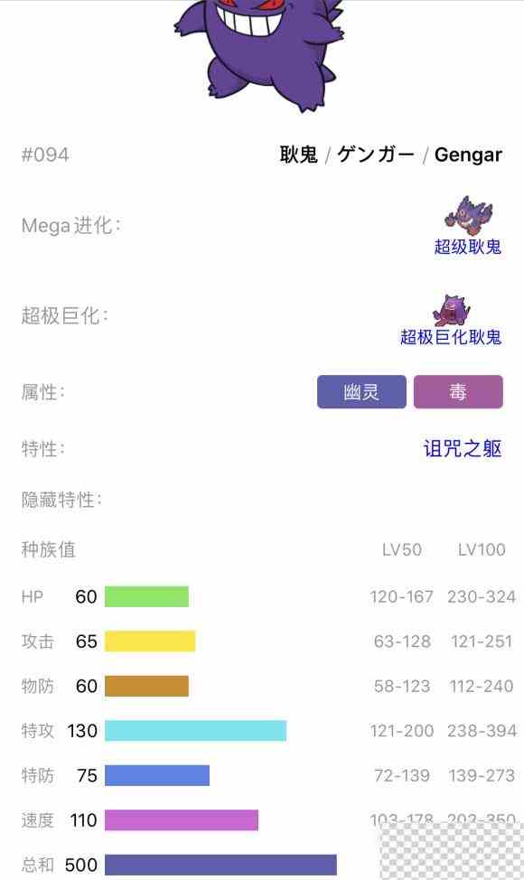 Pokemmo耿鬼性格推荐攻略图1