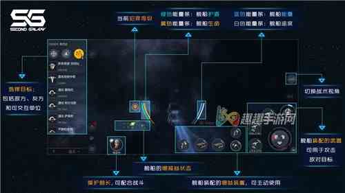 第二银河战斗界面功能讲解