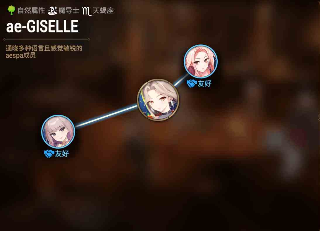 第七史诗ae-GISELLE人物关系图